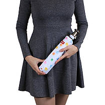 Парасолька складана de esse 3225 напівавтомат Біла, фото 2