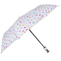 Парасолька складана de esse 3225 напівавтомат Біла, фото 3