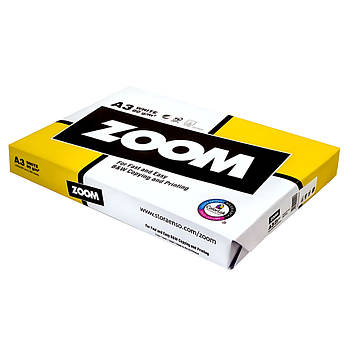 Ксер папір А3 80г/м 500арк ZOOM Клас С+
