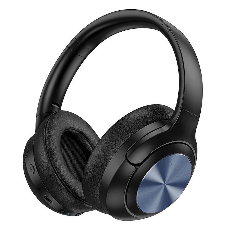 Навушники бездротові Bluetooth HOCO W54, чорні, фото 1