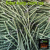 🇺🇦 Фідерний відвод , протизакручувач з кормушкою під змінний груз , довжина 18 см., колір (хакі-зелений) 🇺🇦