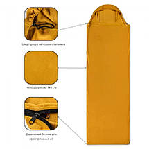 Тепла флісова підкладка 237×150 см — утеплювач у спальний мішок, вкладиш, ковдра-плед, фото 3