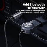 Bluetooth адаптер в машину для автомагнітоли Toocki Bluetooth 5.1 USB AUX в авто, фото 4
