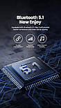 Bluetooth адаптер в машину для автомагнітоли Toocki Bluetooth 5.1 USB AUX в авто, фото 8