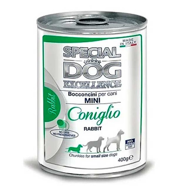 Вологий корм для собак Monge (Монж) Special Dog Exellence Mini Adult кролик 0.4 кг