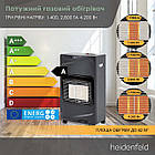Підлоговий газовий обігрівач Heidenfeld Inferno GH100, фото 4
