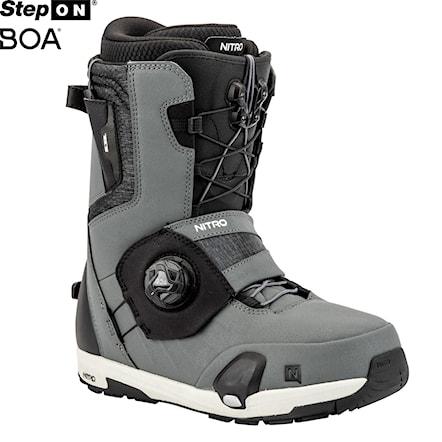 Черевики для сноуборда Nitro Profile TLS Step On charcoal 2025