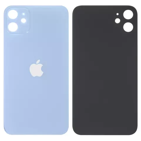 Задня панель корпусу для iPhone 11, фіолетова, потрібно зняти скло камери, small hole, фото 1