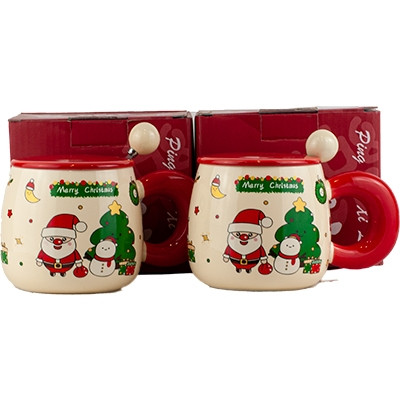 Чашка новорічна Санта з подарунками 3-418 (16131), фото 1