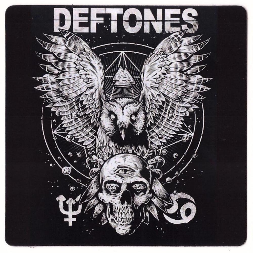 Магніт Deftones “Owl And Skull”