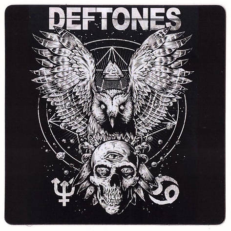 Магніт Deftones “Owl And Skull”, фото 1