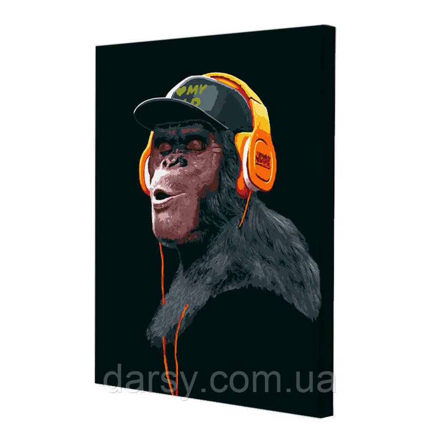 Картина за номерами Riviera Blanca Gangster Monkey №3 40x50 см (RB-0962), фото 1