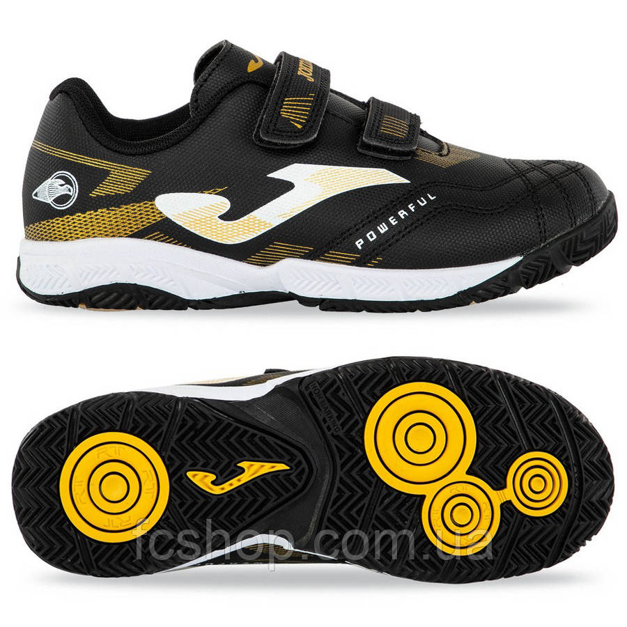 Дитячі футзалки Joma POWERFULL POJW2401INV, Чорний, Розмір (EU) — 32, фото 1