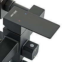 Змішувач для ванни MX KUB-006 чорний з нержавіючої сталі, фото 3