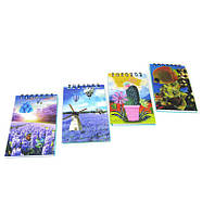 Блокнот спіраль 10,5*7см 100арк. Sultani Голограмма, Мікс ST-3606, фото 2