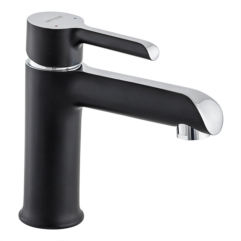 Змішувач для умивальника Mixxus Premium Edem 001 Black Чорний