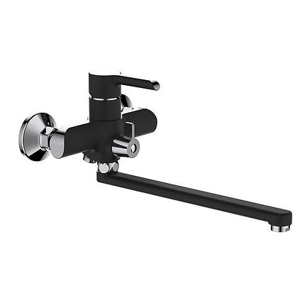 Змішувач для ванни Mixxus Premium Edem 006 Euro Black Чорний, фото 1