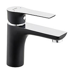 Змішувач для умивальника Mixxus Premium Eva 001 Black Чорний