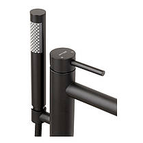 Підлоговий змішувач для ванни Mixxus FLO-009-B Black, фото 4