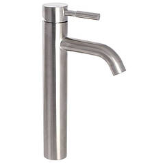 Високий змішувач для накладного умивальника Mixxus SUS-001-B-High