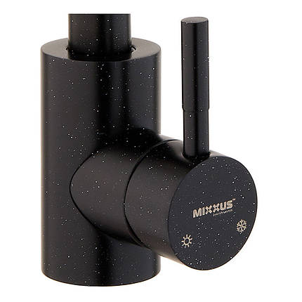 Змішувач для кухні MX SUS-011 STONE Black з нержавіючої сталі, фото 2