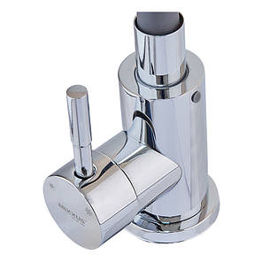 Змішувач для кухні з гнучким силіконовим гусаком Чорний Mixxus SUS-011 Chrome Refl.Black, фото 4