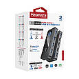 KVM перемикач Promate MediaSwitch-KVM 2хHDMI to HDMI, 4хUSB-A Silver (mediaswitch-kvm), фото 7