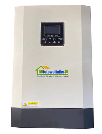 Сонячний фотоелектричний інвертор OFF-GRID PGF OG-5500 MPPT 5.5KW + WiFi + акумулятор Bass Polska AGM BP-5976 (х4), фото 1