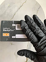 Перчатки нитриловые MediPlus BlackyPlus Черные 100 шт
