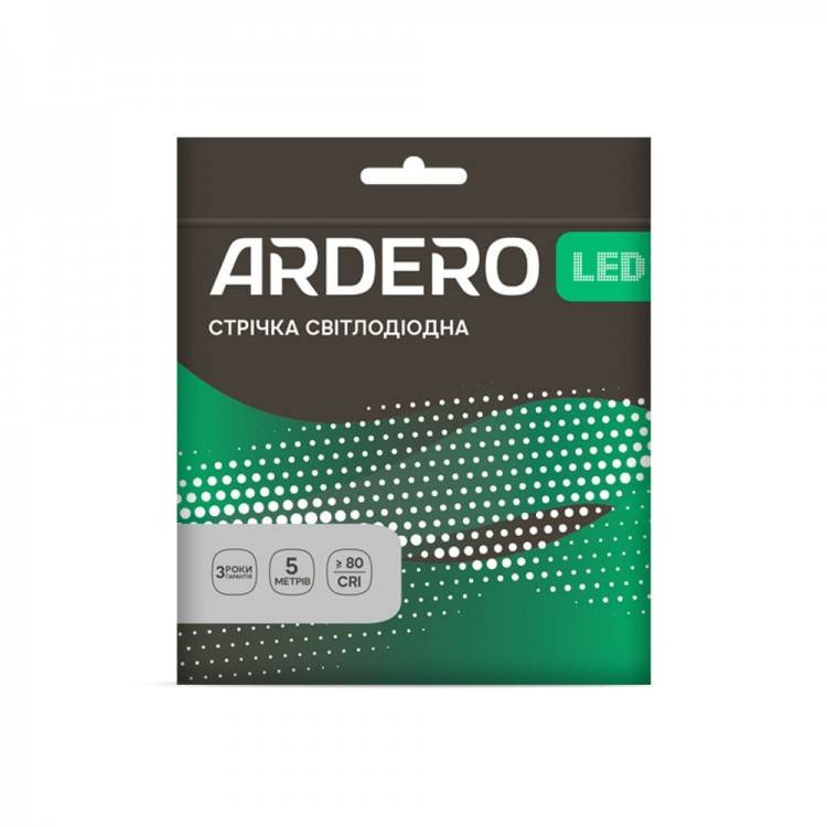 Світлодіодна стрічка Ardero LS408ARD 24В 12Вт 6500K 2110COB 5*8мм