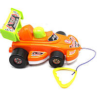 Іграшкова гоночна машинка MiC Бустер для дітей від 3 років оранжевого кольору (9166)