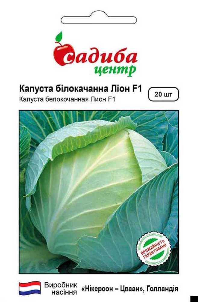 Капуста білоголова Ліон F1, 20 шт., СЦ
