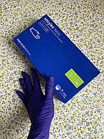 Перчатки нитриловые Mercator Nitrylex BASIC неопудренные, размер S 100 шт.