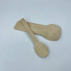 Ложка одноразова дерев'яна, 160 мм, (10 шт)