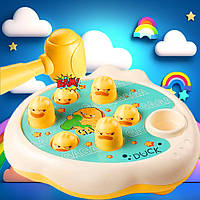 Дитяча гра Слови качку Інтерактивна іграшка з качочками та молотком