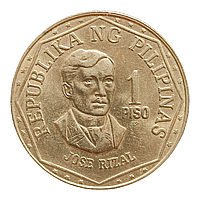 Філіппіни 1 пісо, 1982 Мітка монетного двору "BSP" - Філіппіни, Маніла