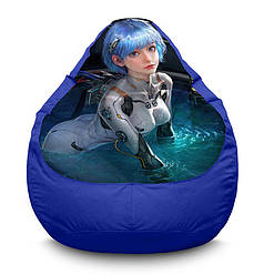 Крісло мішок «Ayanami Rei in water. Evangelion» Оксфорд