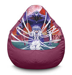 Крісло мішок «Ayanami Rei on the red background. Evangelion» Оксфорд