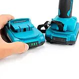 Акумуляторний шуруповерт Makita 550DWE з набором інструментів Ударний шуруповерт АКБ шуруповерт 24V 4A, фото 3