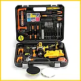 Ударний акумуляторний шуруповерт з набором інструментів  DeWALT DCD 771 Шуруповерт акумуляторний 24V 5Ah, фото 5