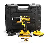 Ударний акумуляторний шуруповерт з набором інструментів  DeWALT DCD 771 Шуруповерт акумуляторний 24V 5Ah, фото 9