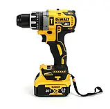 Набір акумуляторних інструментів 4в1 DeWALT 36V Перфоратор + Шуруповерт + Болгарка + Гайковерт Деволт, фото 3