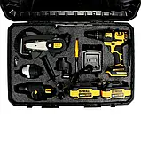 Набір акумуляторних інструментів 5 в 1 DeWALT 36V 6AH Шуруповерт з насадками і інструментами АКБ DeWalt, фото 10