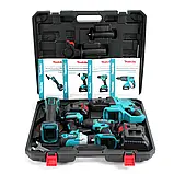 АКБ інструменти 36V Шуруповерт DDF484 Болгарка DGA504 Перфоратор DHR202 Гайковерт DTW301 Набір 4в1 Makita, фото 10