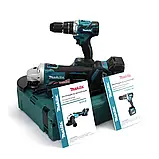 Набір електроінструментів Makita 36V Шуруповерт DTW485 Болгарка 9237CB Базовий набір інструментів 2в1 Макіта, фото 11
