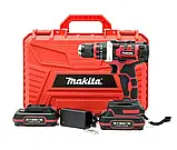 Ударний дриль Makita DHP486 RED 24В 5Аг Акумуляторний шуруповерт з металевим патроном 10мм Макіта, фото 4