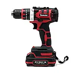 Ударний дриль Makita DHP486 RED 24В 5Аг Акумуляторний шуруповерт з металевим патроном 10мм Макіта, фото 6