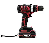 Ударний дриль Makita DHP486 RED 24В 5Аг Акумуляторний шуруповерт з металевим патроном 10мм Макіта, фото 10