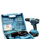 Ударний шурупокрут Bosch TSR 24-2LI 24V 6AH Акумуляторний дриль-шуруповерт Бош із набором інструментів, фото 9