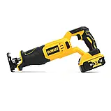 Акумуляторна шабельна пила DeWalt DCS380N 36V 6AH Пила шабельна акумуляторна DeWALT АКБ ножівка Девольт, фото 8